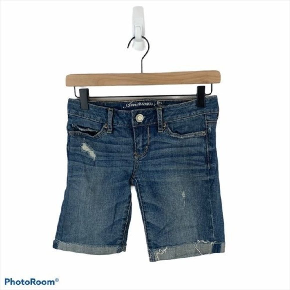 American Eagle Bermuda jean shorts size 00